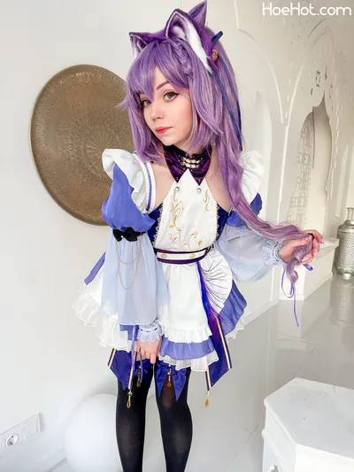 Caticornplay - Keqing Maid nude cosplay leaked 278764