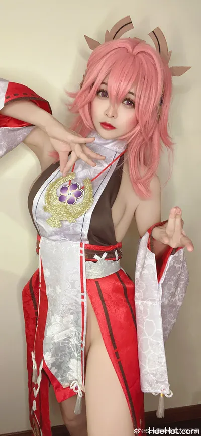 Sola - Yae Miko nude cosplay leaked 496876