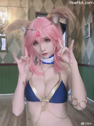 【雅祈】玉藻前 舞娘 nude cosplay leaked 607488