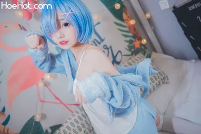 [Cosplay] 猫君君MaoJun 雷姆猫耳睡衣 nude cosplay leaked 135956