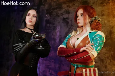 Sweetie Fox &amp; Witchersdoll - Triss &amp; Yennefer nude cosplay leaked 387977