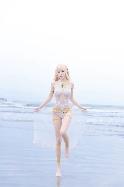 清水由乃 玛丽萝丝 白色泳衣(Dead or Alive) nude cosplay leaked 521479