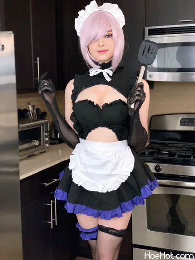 Sneaky - Mashu Maid nude cosplay leaked 590440