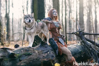 Jannet In cosplay - Aela the Huntress nude cosplay leaked 85209