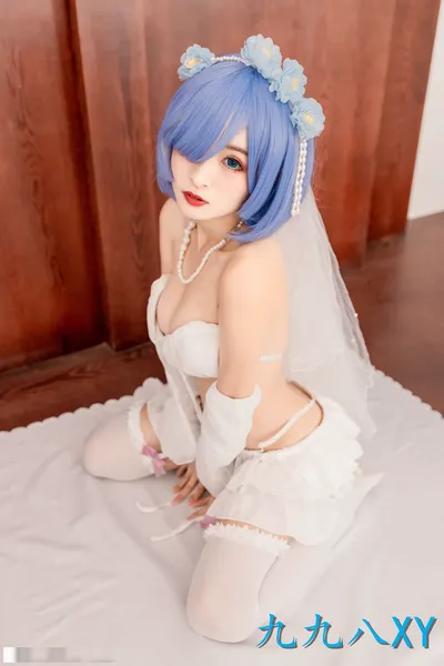 九九八吖 - 蕾姆花嫁 nude cosplay leaked 22811