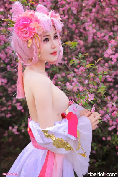 [桃暖酱]王者荣耀 嫦娥 Honor of Kings Chane E nude cosplay leaked 218781