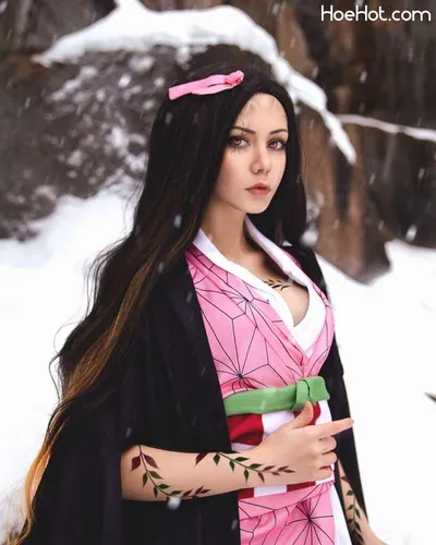 Anna Aifert - Nezuko nude cosplay leaked 387880