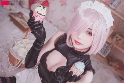 Mimmissu - Mashu maid nude cosplay leaked 8746