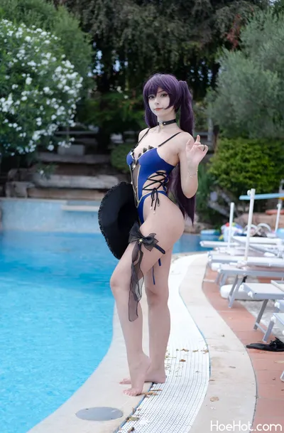 Himeecosplay - Mona swimsuit nude cosplay leaked 343539