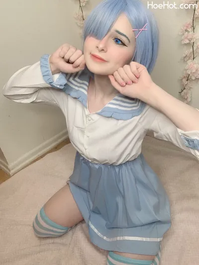 ItsCandyCloud - Rem Schoolgirl nude cosplay leaked 278569