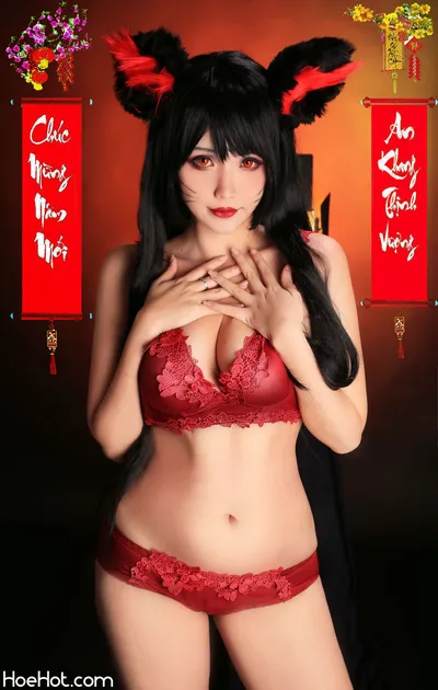 Hana Bunny - Chained Ahri nude cosplay leaked 627340