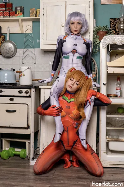 Olyashaa - Rei &amp; Asuka nude cosplay leaked 292272