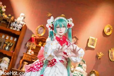 [茶教授] 初音未来十五周年 nude cosplay leaked 78516