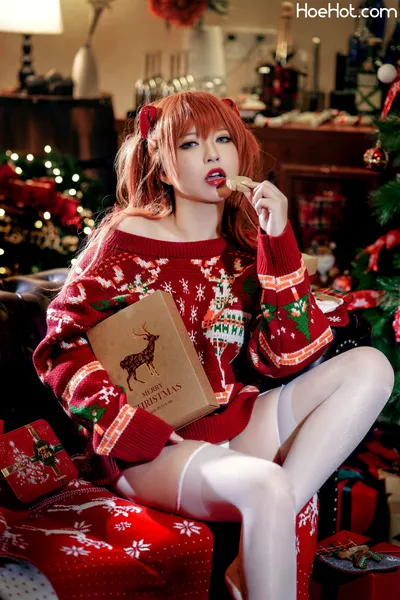 半半子 ー ASUKA Christmas nude cosplay leaked 521435