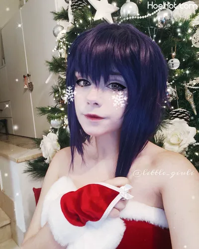 Little Giuli - Xmas Motoko nude cosplay leaked 59806