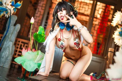 九言 - 阮梅honkai star railruan meif:glovesf:high heelsf:makeupf:painted nailsnon-nude nude cosplay leaked 2041