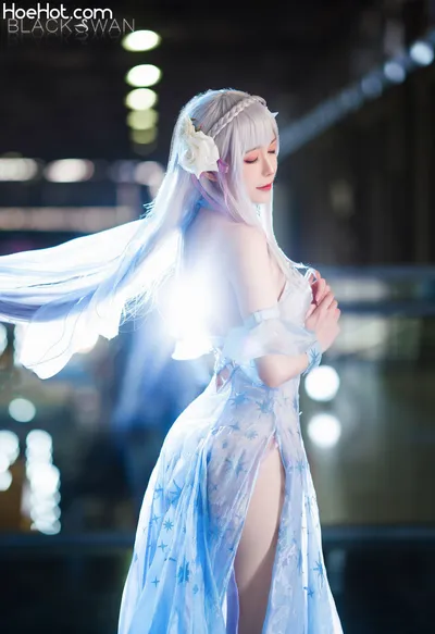 Sakiiii翎柒 Emilia Crystal Dress nude cosplay leaked 502352