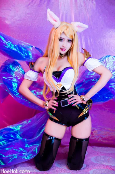 Misswarmj - KDA Ahri (League of Legends) nude cosplay leaked 75893