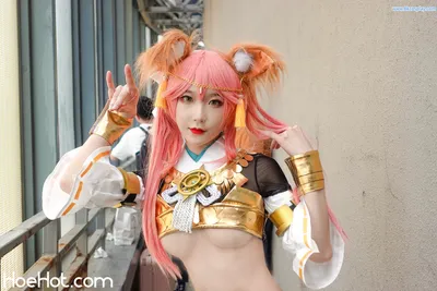 阿包也是兔娘 NO.14 玉藻の前 Tamamo no Mae nude cosplay leaked 501632