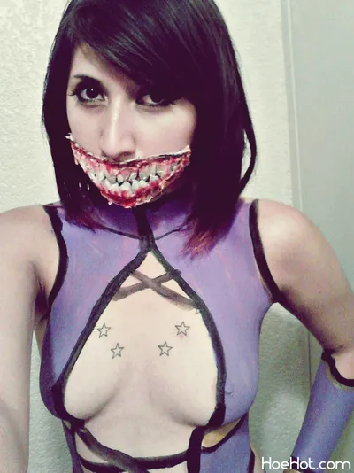 Mileena Cosplay Body Paint nude cosplay leaked 391280