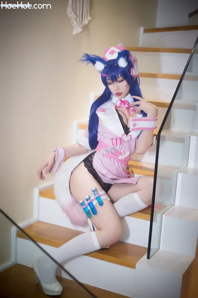 [清颜真德秀] NO.06 阿狸护士 The Nine-Tailed Fox Ahri Nurse nude cosplay leaked 449568