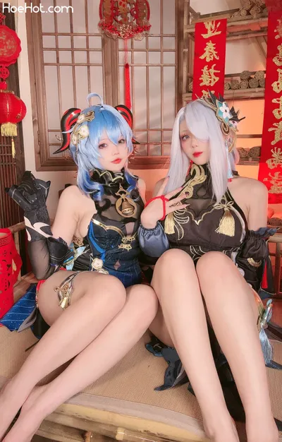 九言x小瑶幺幺-原神双人年贺 nude cosplay leaked 52237