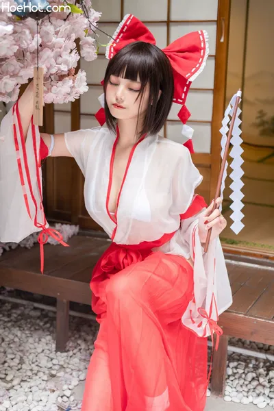 [蜜汁貓裘] Miko Sister nude cosplay leaked 448812