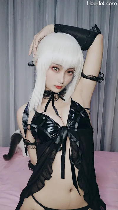 洛璃 - FGO 黑呆睡衣王座 nude cosplay leaked 575642