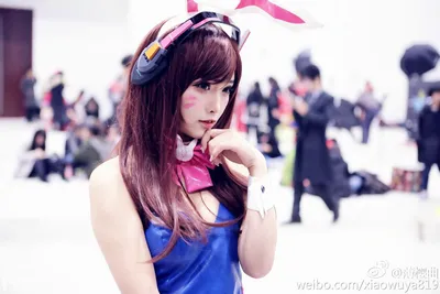 只是简言 - D.Va 泳装 nude cosplay leaked 485675