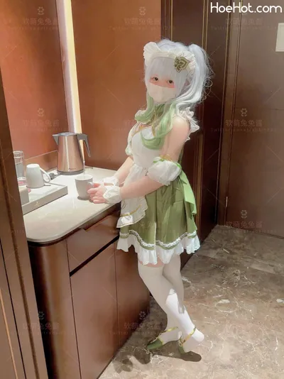 [软萌兔兔酱]反差秘书续集-小草神女仆 nude cosplay leaked 40703