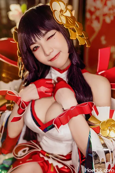 Arena of Valor Cosplay Fox Shrine Maiden Tel&#039;Annas nude cosplay leaked 244121