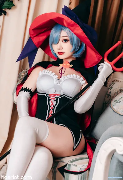 [桃墨公子] 万圣节的蕾姆 Halloween Rem nude cosplay leaked 199087