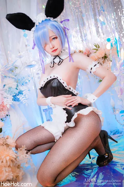 Arty Huang REM bunny suit ver. (Re:Zero) nude cosplay leaked 603346