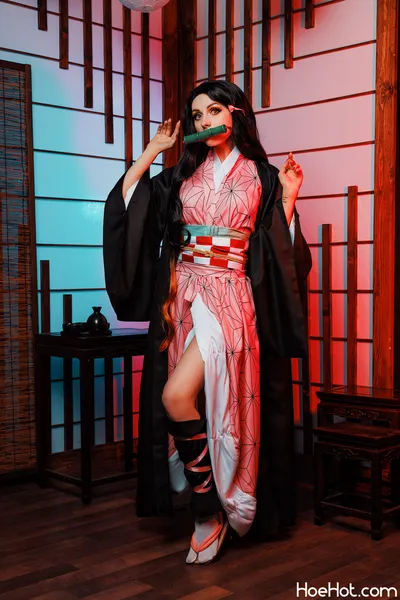 Rolyat - Nezuko nude cosplay leaked 570073