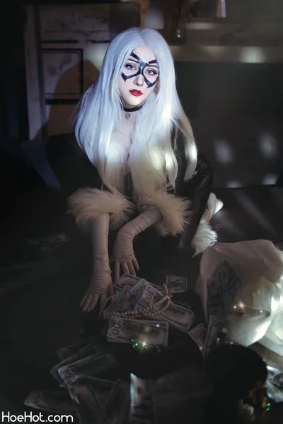 Morphia - Black Cat nude cosplay leaked 183943