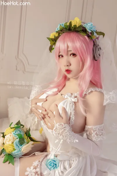 [貓田聖奈奈(桃之啾啾)] 索尼子十周年花嫁 nude cosplay leaked 86249