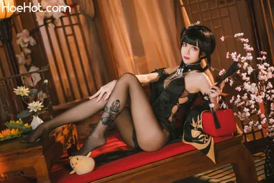 Tomoyo酱-碧蓝航线-镇海旗袍azur lanechen haif:big breastsf:high heelsf:makeupf:pantyhosenon-nude nude cosplay leaked 58440