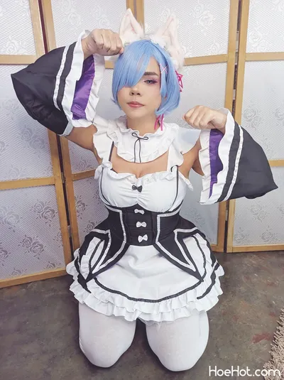 Neko/Bunny Rem nude cosplay leaked 489160