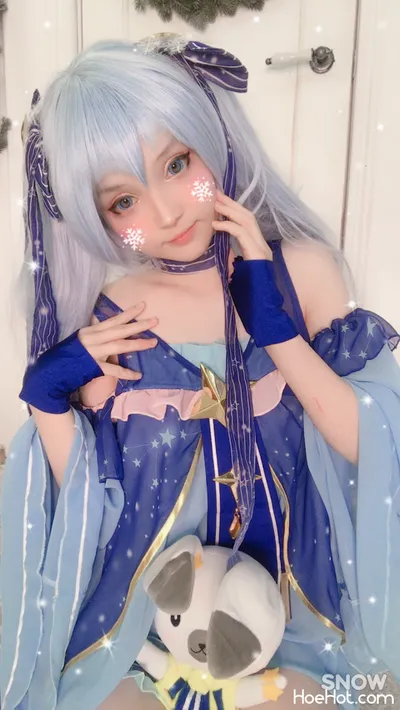 Rocksy Light - Snow Miku nude cosplay leaked 158675