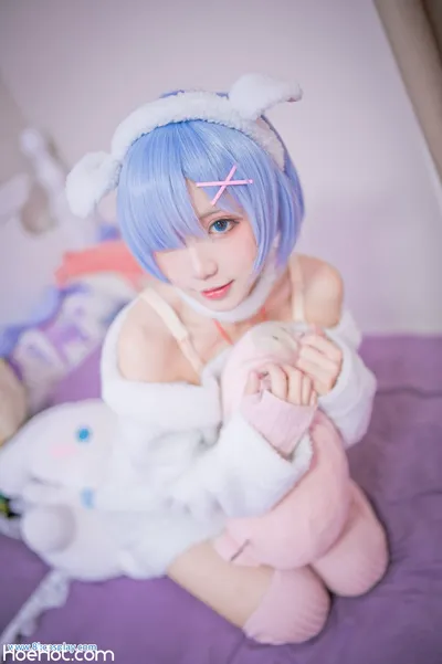 [花柒Hana] 蕾姆绵羊 Rem nude cosplay leaked 160604