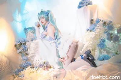 星之迟迟 初音未来粉蝶花精灵 Small nude cosplay leaked 31494