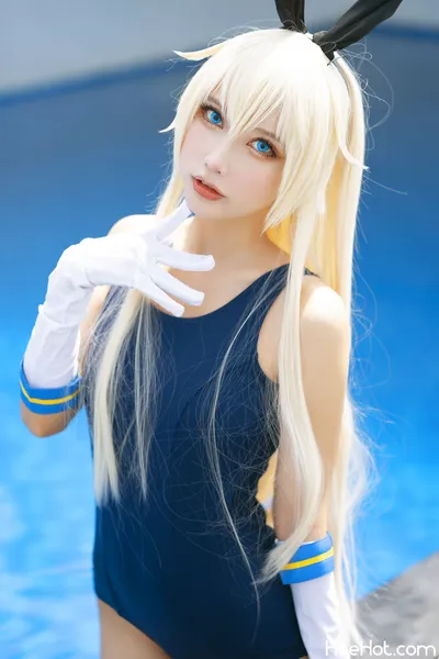 MingTao 明桃 - Shimakaze Swimsuit nude cosplay leaked 439454