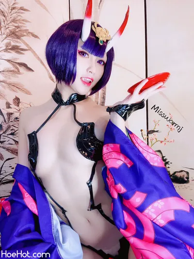 Misswarmj - Shuten Douji nude cosplay leaked 425876