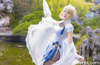 RitheCosplay - Saber Chinese dress nude cosplay leaked 308568