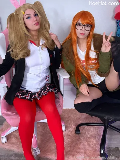 Korpsekitten &amp; Noobs and boobs - Ann &amp; Futaba nude cosplay leaked 390018