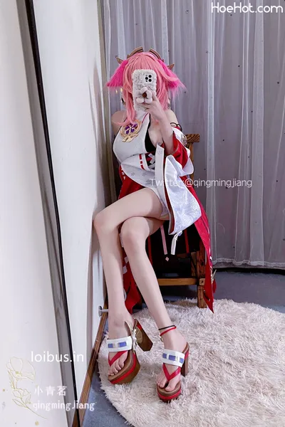 小青茗 - 八重神子 nude cosplay leaked 380542