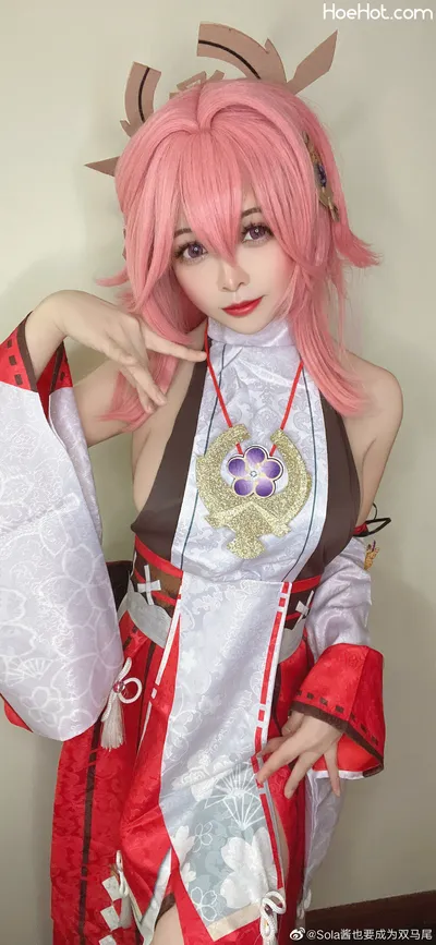 Sola - Yae Miko nude cosplay leaked 496884