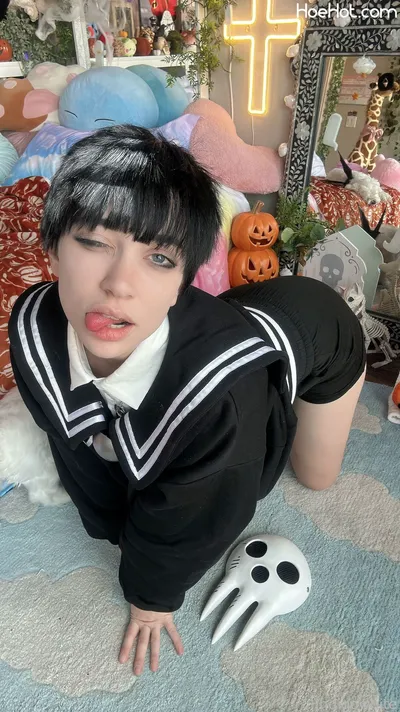 Indigo White - Death Kid nude cosplay leaked 141941