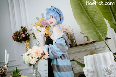 [桃墨公子] 居家的蕾姆 Rem nude cosplay leaked 189159