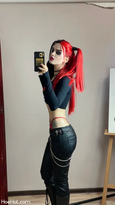 Andrasta - Goth Harley Quinn nude cosplay leaked 580752